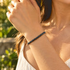 EverTrue - Black Spinel Bracelet (Size - 7.5+2 Ext) with Lobster Clasp 22.00 Ct._8800727_2