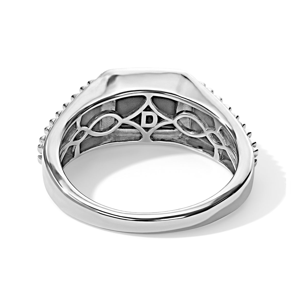 D'Joy - Ammolite Ring in Rhodium Overlay Sterling Silver 2.30 Ct. 8801980 3