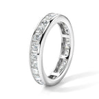 Luxuriant Lab Grown Diamond Band Ring in Rhodium OverlaySterling Silver  3.250  Ct._8802088_3