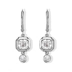 D'joy Moissanite Dangling Earring in Rhodium OverlaySterling Silver  2.560  Ct._8802696