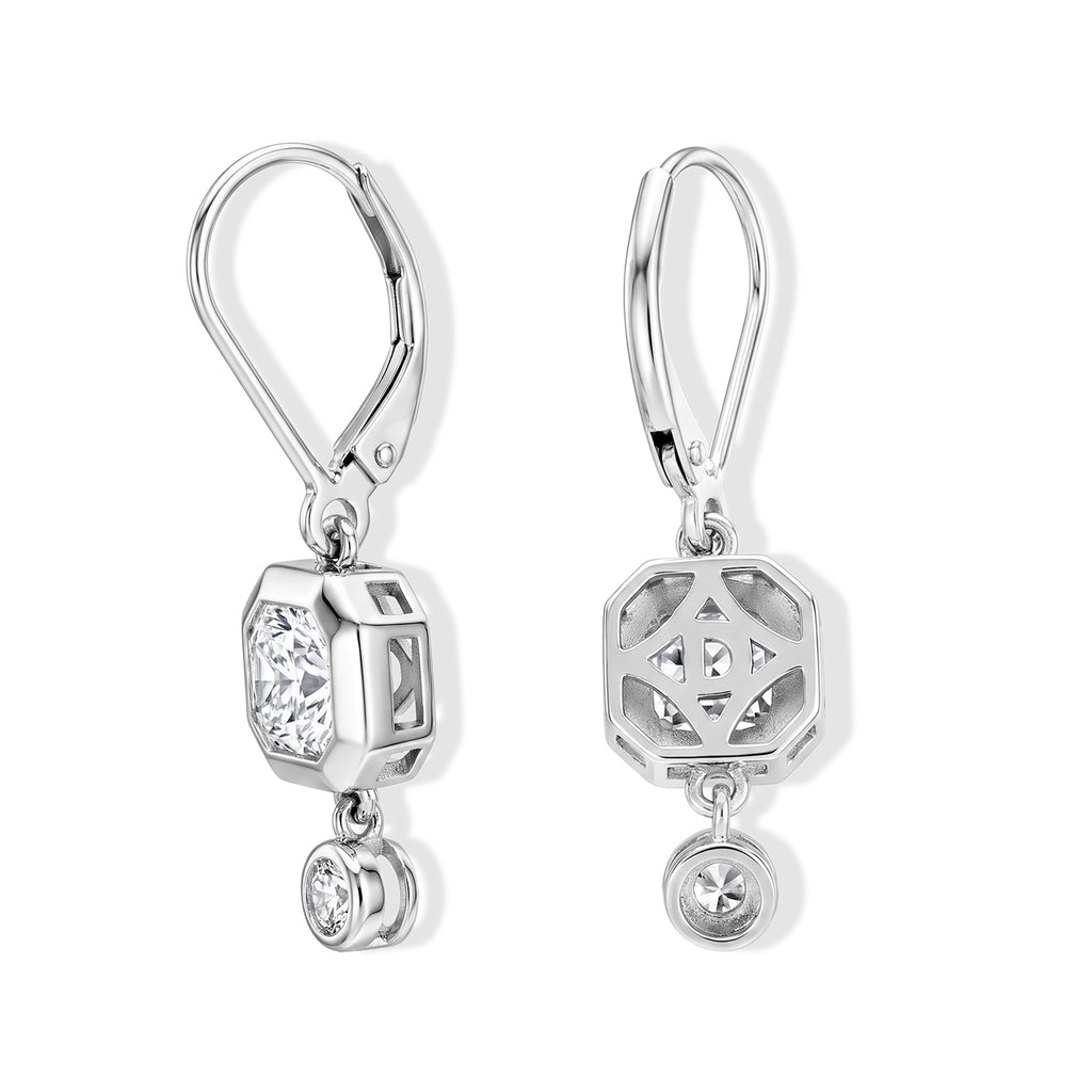 D'joy Moissanite Dangling Earring in Rhodium OverlaySterling Silver  2.560  Ct._8802696_3