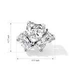 D'joy Moissanite Solitaire Stud Push Post Earring in Rhodium OverlaySterling Silver  1.160  Ct._8802707_4