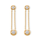 D'joy Moissanite Dangling Earring Sterling Silver  1.400  Ct._8802708