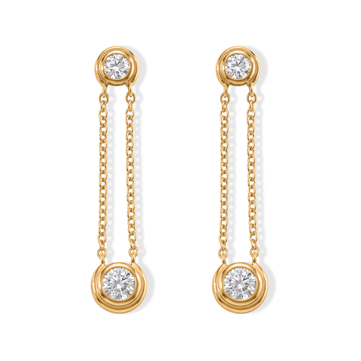 D'joy Moissanite Dangling Earring Sterling Silver  1.400  Ct. 8802708 0