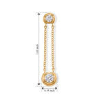 D'joy Moissanite Dangling Earring Sterling Silver  1.400  Ct._8802708_5