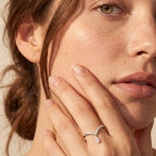 Luxuriant Lab Grown Diamond Ring in Rhodium OverlaySterling Silver  0.260  Ct._8803629_1