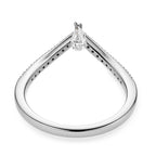 Luxuriant Lab Grown Diamond Ring in Rhodium OverlaySterling Silver  0.260  Ct._8803629_4