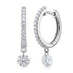 Luxuriant Lab Grown Diamond Earring in Rhodium OverlaySterling Silver  1.008  Ct._8803648