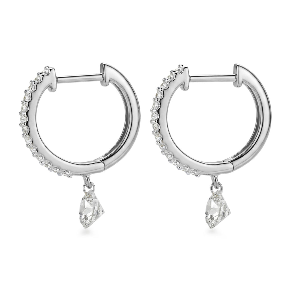 Luxuriant Lab Grown Diamond Earring in Rhodium OverlaySterling Silver  1.008  Ct._8803648_3