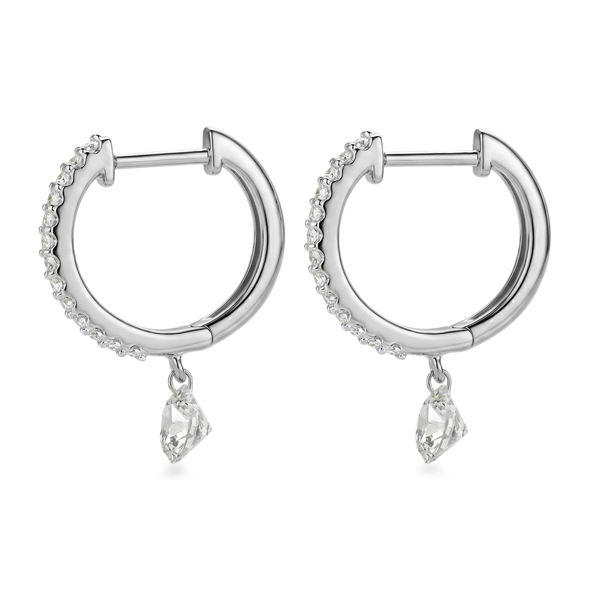 Luxuriant Lab Grown Diamond Earring in Rhodium OverlaySterling Silver  1.008  Ct. 8803648 3