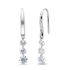Luxuriant Lab Grown Diamond Earring in Rhodium OverlaySterling Silver  1.000  Ct._8803666