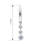 Luxuriant Lab Grown Diamond Earring in Rhodium OverlaySterling Silver  1.000  Ct._8803666_4