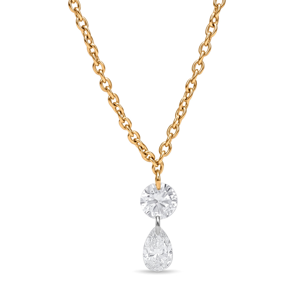 Luxuriant Lab Grown Diamond Necklace (Size - 20) in 18K YG VermeilSterling Silver  1.000  Ct._8803669