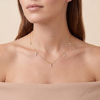 Luxuriant Lab Grown Diamond Necklace (Size - 20) in 18K YG VermeilSterling Silver  1.000  Ct._8803669_2