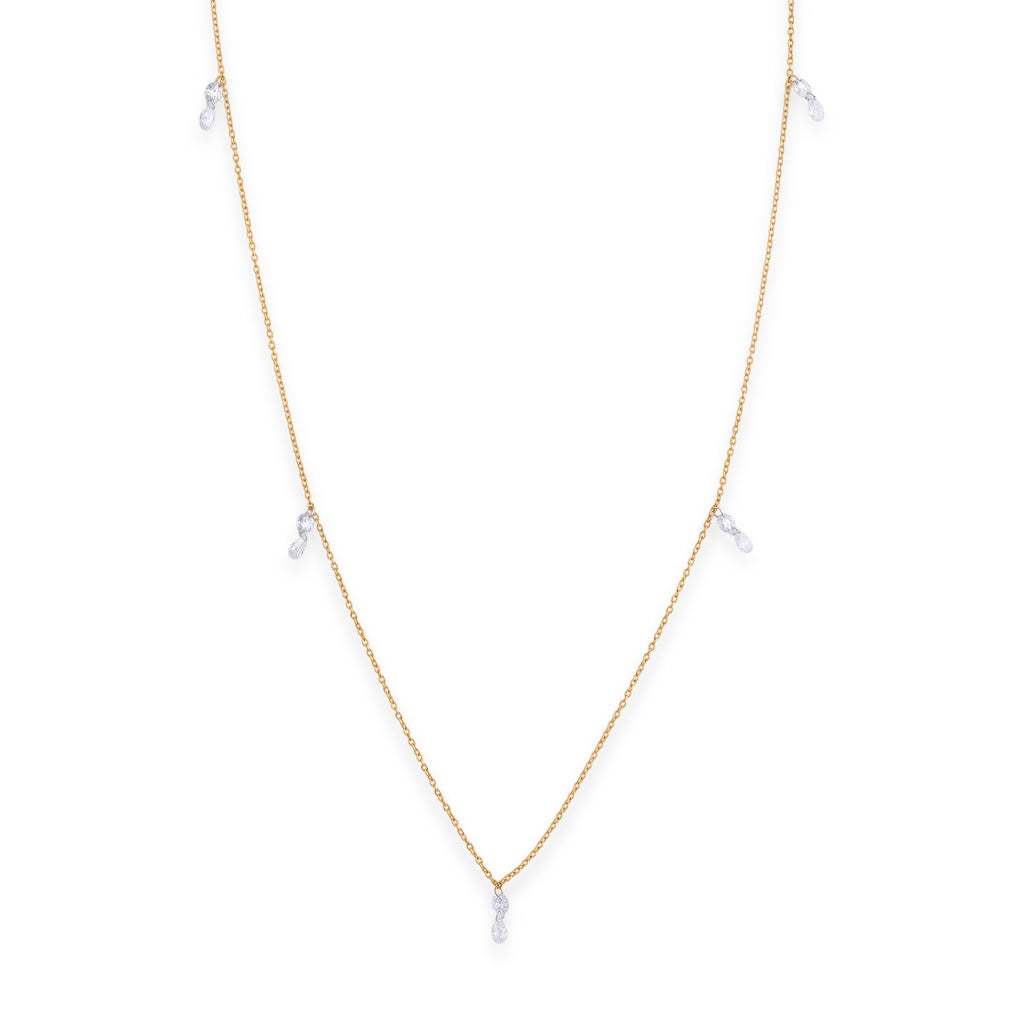 Luxuriant Lab Grown Diamond Necklace (Size - 20) in 18K YG VermeilSterling Silver  1.000  Ct._8803669_3