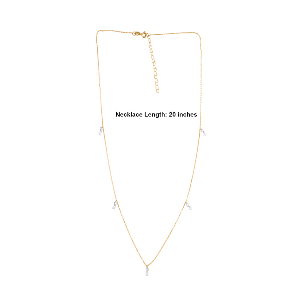 Luxuriant Lab Grown Diamond Necklace (Size - 20) in 18K YG VermeilSterling Silver  1.000  Ct._8803669_5