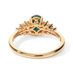 D'Joy - AAA Grandidierite & Natural White Diamond Ballerina Ring in 18K Vermeil Yellow Gold Plated Sterling Silver 1.00 Ct._8804327_4