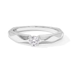 Luxuriant - Lab Grown Diamond (SI/G-H) Ring in Platinum Overlay Sterling Silver_8804976