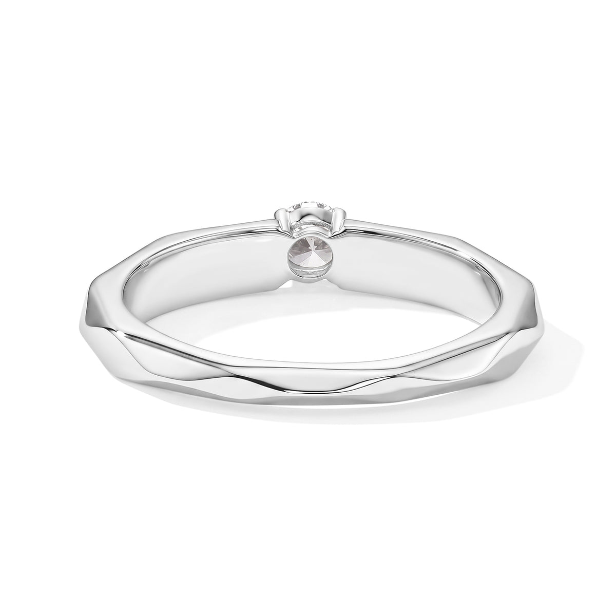 Luxuriant - Lab Grown Diamond (SI-G-H) Ring in Platinum Overlay Sterling Silver 8804976 4
