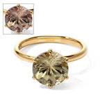 14K Yellow Gold AAA Turkizite Solitaire Ring, Gold Wt.1.53 Gms  3.058  Ct._8806562