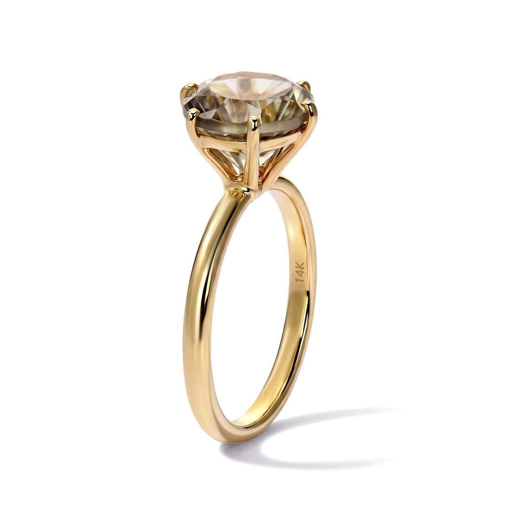 14K Yellow Gold AAA Turkizite Solitaire Ring, Gold Wt.1.53 Gms  3.058  Ct._8806562_3
