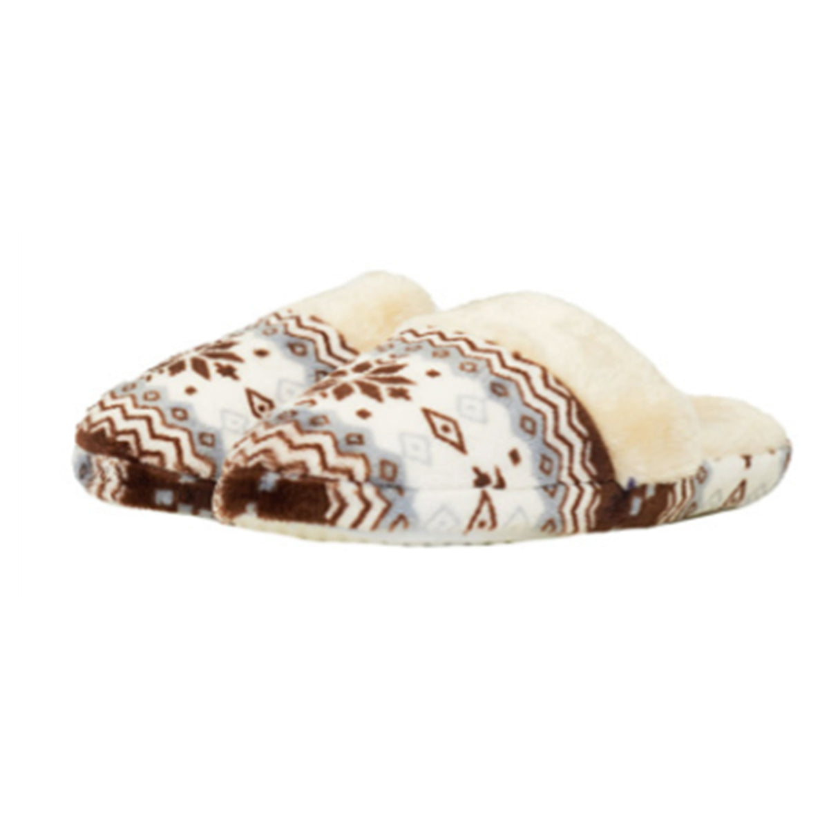 TJC Special Ladies Slipper (Size - 37) - Brown White 8808039 0