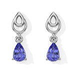 D'joy Tanzanite Dangling Earring in Platinum OverlaySterling Silver  0.778  Ct._8811367