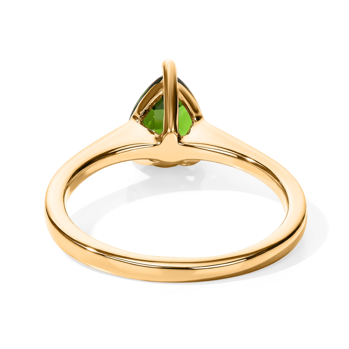 D'Joy - Natural Chrome Diopside Solitaire Ring in Yellow Gold Plated Sterling Silver 1.10 Ct. 8811841 4
