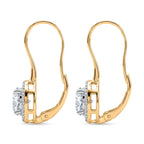 Luxuriant - SGL Certified Lab Grown Diamond Drop Earring with Lever Back in 18K Vermeil Yellow Gold Plated Sterling Silver 3.00 Ct._8813206_3