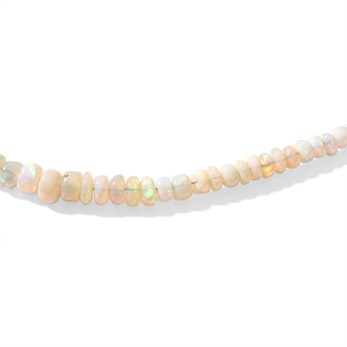 Ethiopian Opal Beads Necklace (Size - 18) 35.00 Ct. 8814286 2