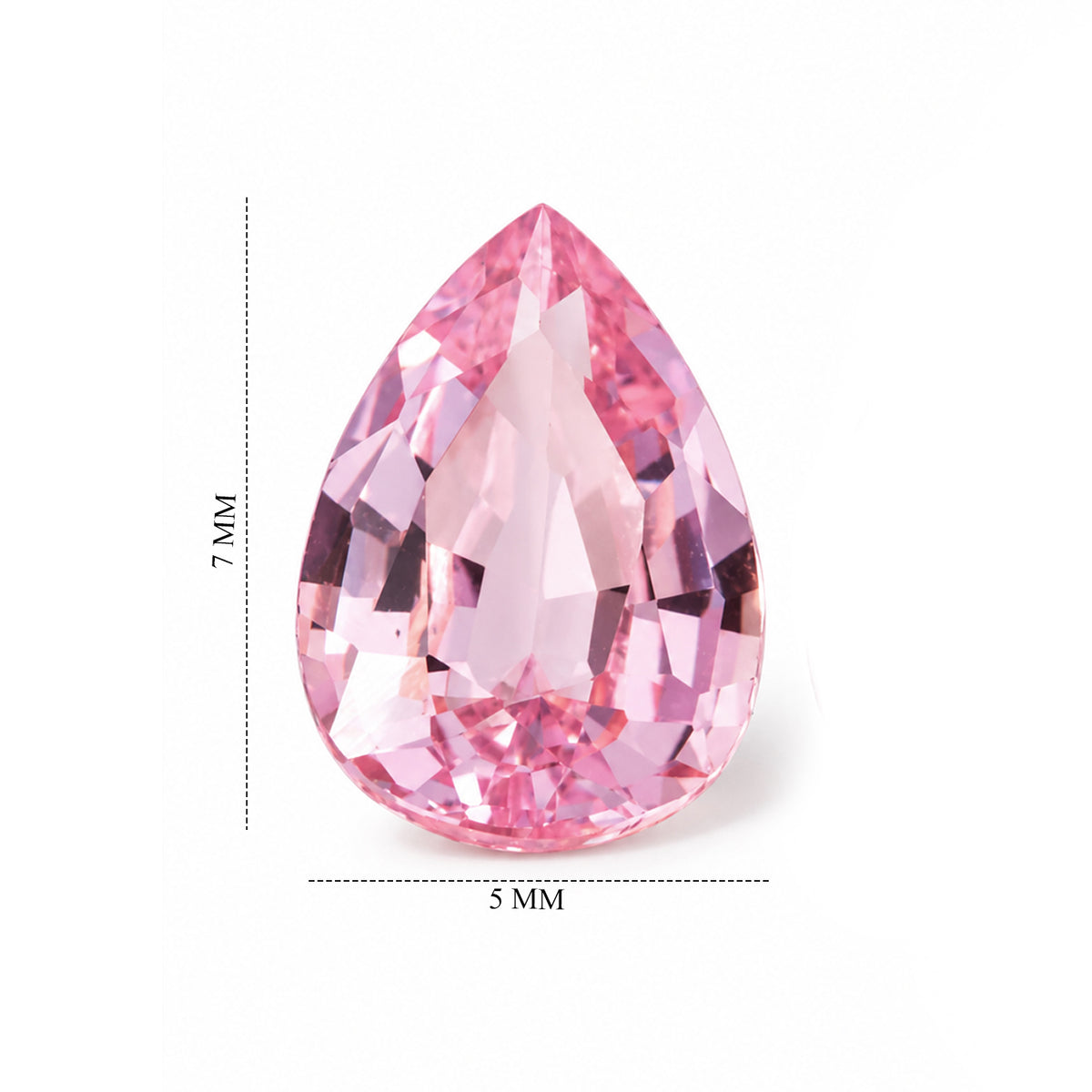 Padparadscha Sapphire Gemstone (6.50x4.9 MM) 8814302 3