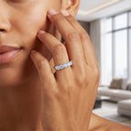 D'joy Green Moissanite Ring in Rhodium OverlaySterling Silver  1.500  Ct._8817951_1