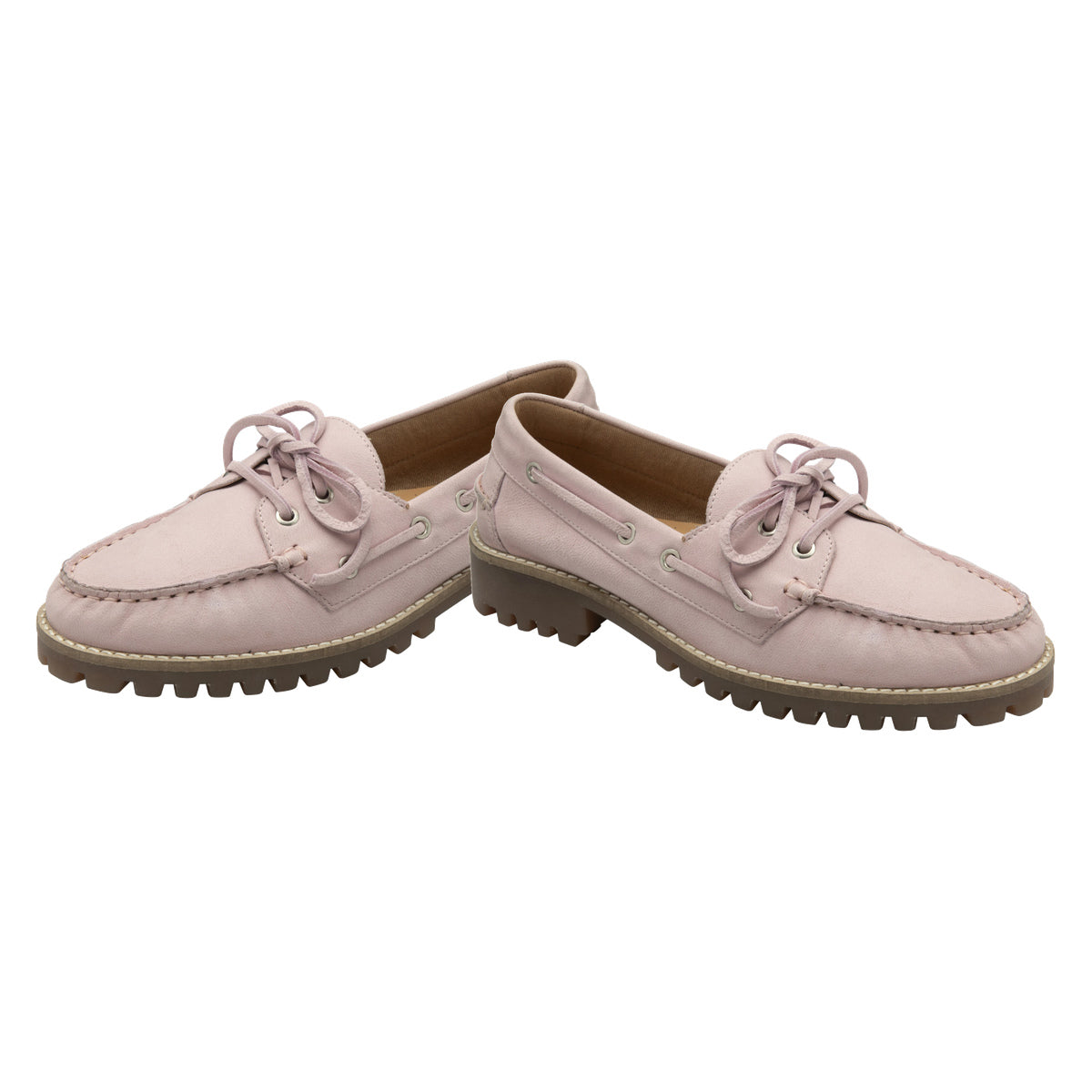 Ravel Premium Leather Norham Slip-On Boat Shoes (Size 4) - Pink 8818137 0