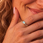 D'joy Ethiopian Opal, Zircon Fancy Ring Sterling Silver  0.890  Ct._8819950_5