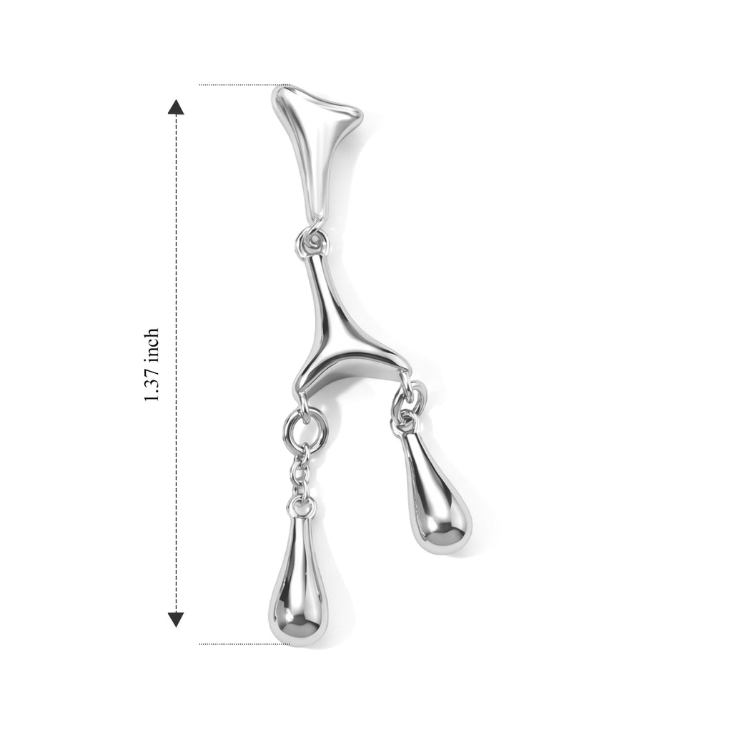 Lucy Q in Rhodium OverlaySterling Silver Fancy Earring_8822994_4