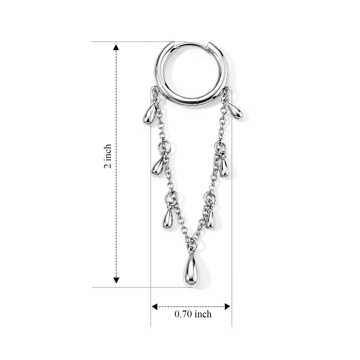 Lucy Q - Teardrop Earring with Hoop 8823049 3