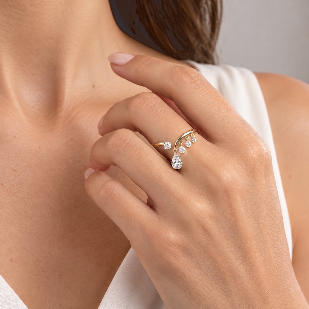 Luxuriant Lab Grown Diamond Ring in 18K YG VermeilSterling Silver  1.130  Ct._8824698_1