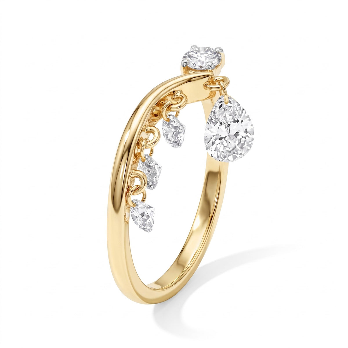 Luxuriant Lab Grown Diamond Ring in 18K YG VermeilSterling Silver  1.130  Ct. 8824698 3