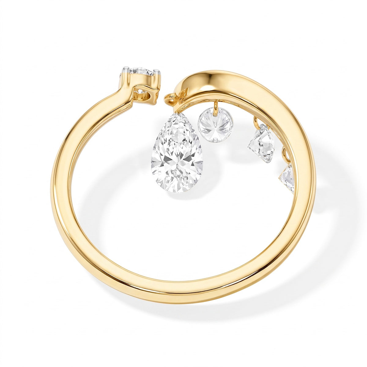 Luxuriant Lab Grown Diamond Ring in 18K YG VermeilSterling Silver  1.130  Ct. 8824698 4
