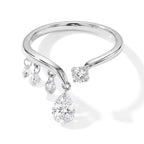 Luxuriant Lab Grown Diamond Ring in Rhodium OverlaySterling Silver  1.130  Ct._8824706