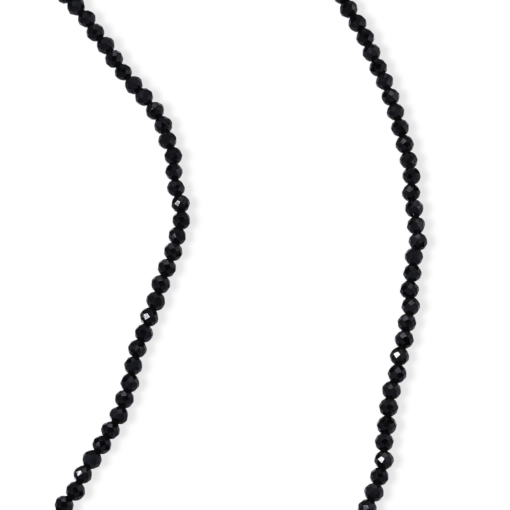 EverTrue - Black Spinel & White Baroque Pearl Beads Necklace (Size - 20) with Magnetic Lock 60.00 Ct._8824800_1