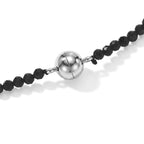 EverTrue - Black Spinel & White Baroque Pearl Beads Necklace (Size - 20) with Magnetic Lock 60.00 Ct._8824800_2