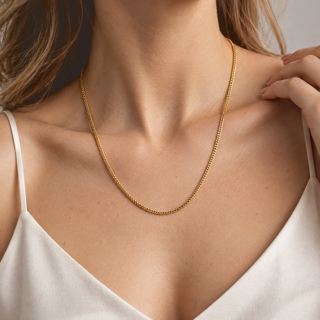 18K Yellow Gold Necklace (Size - 20)_8825069_2