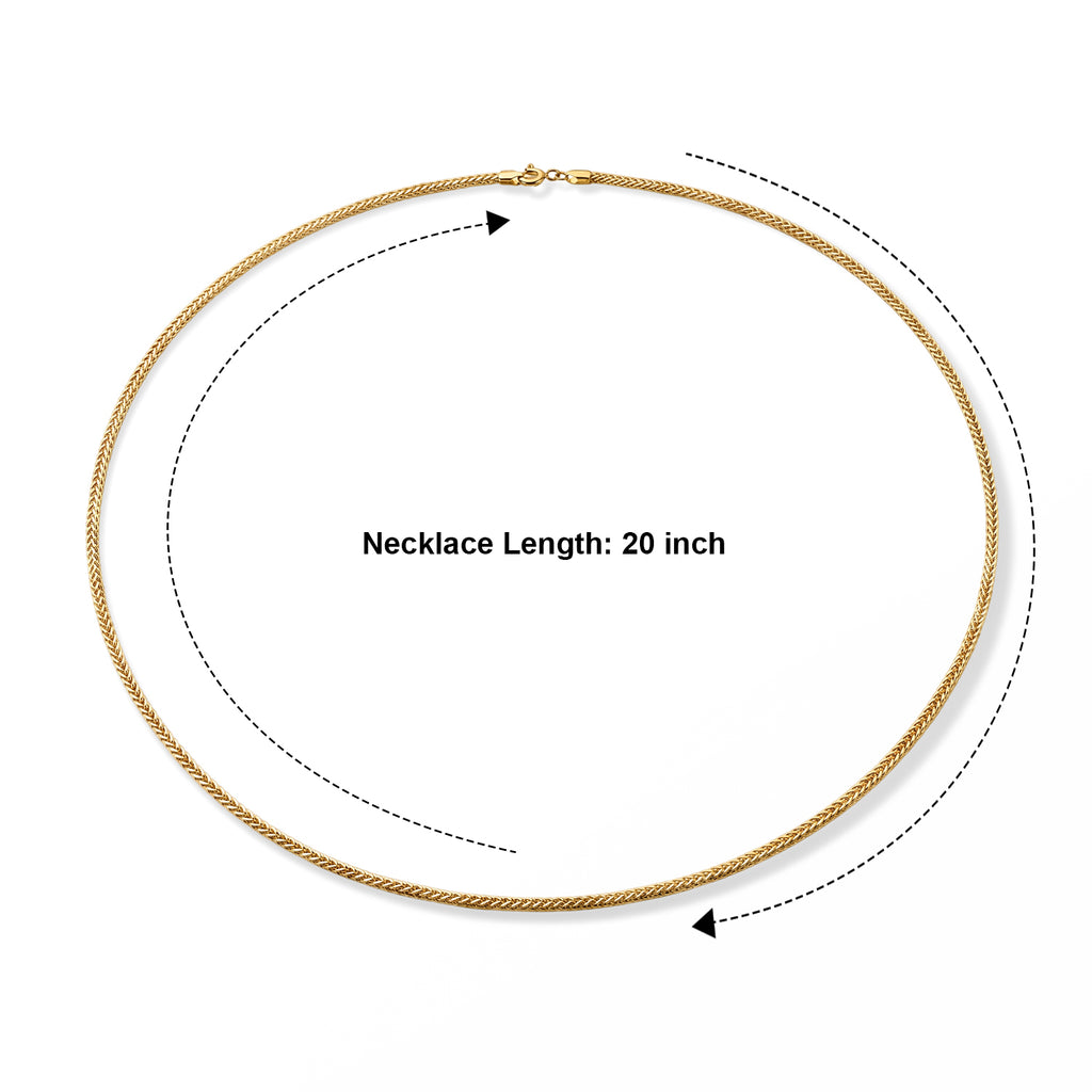 18K Yellow Gold Necklace (Size - 20)_8825069_4