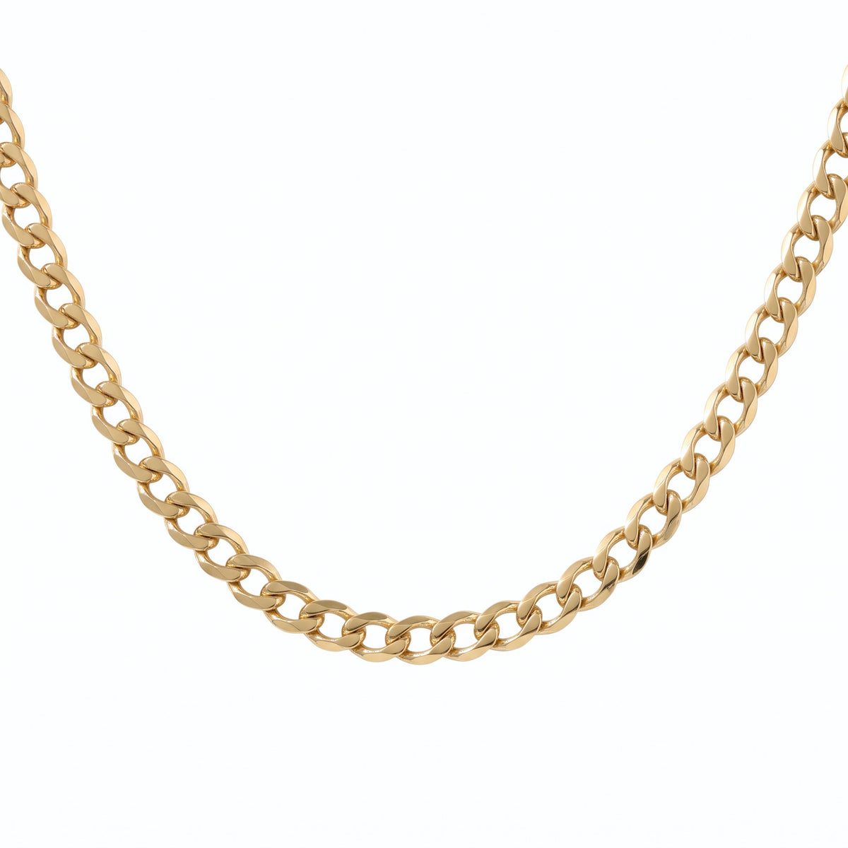 9K Yellow Gold Curb Chain Necklace 51cm/20 In 8828840 0