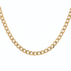 9K Yellow Gold Curb Necklace (Size - 20), Gold Wt.16.70 Gms_8828840