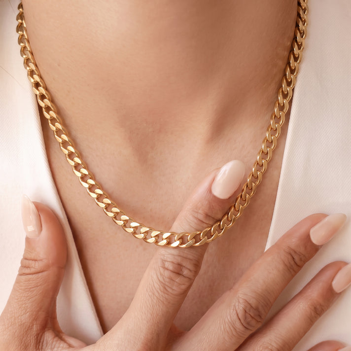 9K Yellow Gold Curb Chain Necklace 51cm/20 In 8828840 2