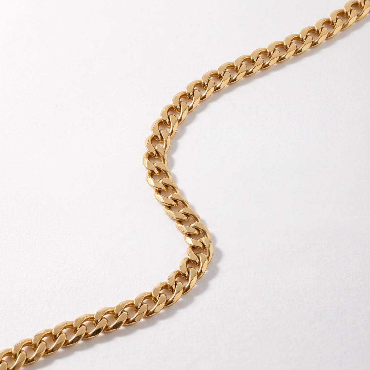 9K Yellow Gold Curb Chain Necklace 51cm/20 In 8828840 3