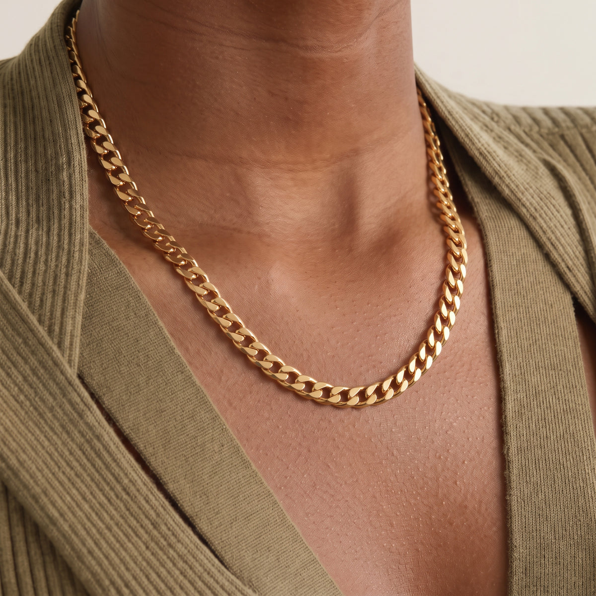 9K Yellow Gold Curb Chain Necklace 51cm/20 In 8828840 5