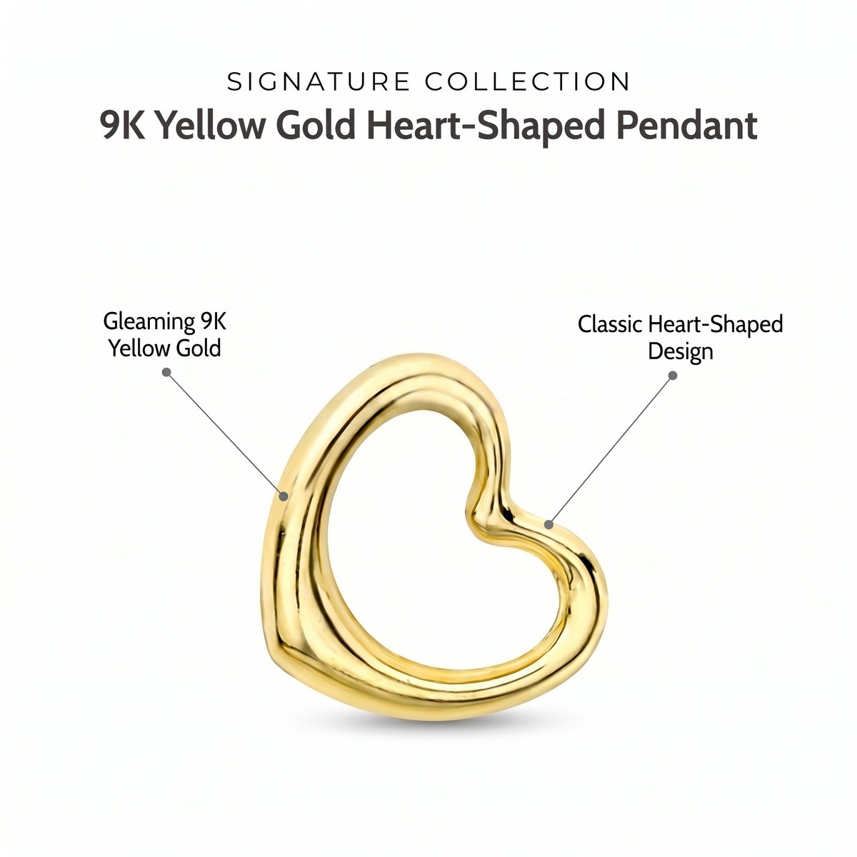 9K Yellow Gold Pendant, Gold Wt.0.46 Gms 8828856 1
